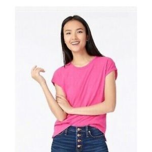 JCREW drop shoulder tee